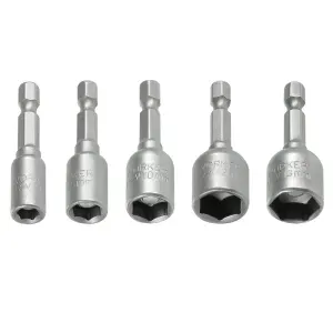 Jogo de Soquetes Magnético com 5 Peças 48mm 1/4" Worker