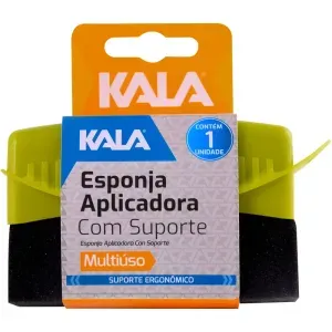 Esponja Aplicadora Com Suporte Multiuso 11,5x6cm Kala