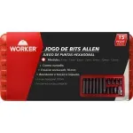 Jogo-de-Bits-Allen-Sextavado-10mm-com-15-Pecas-Worker