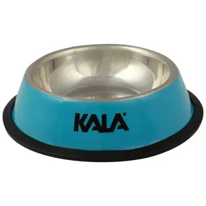 Tigela para Pets em Aço Inox Azul 22cm Kala