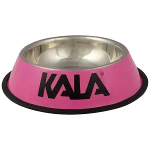 Tigela para Pets em Aço Inox Rosa 30cm Kala