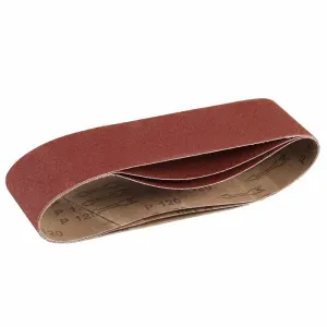 Lixa Cinta 75x610mm Grão 120 Costado de Lona 3 Peças Worker
