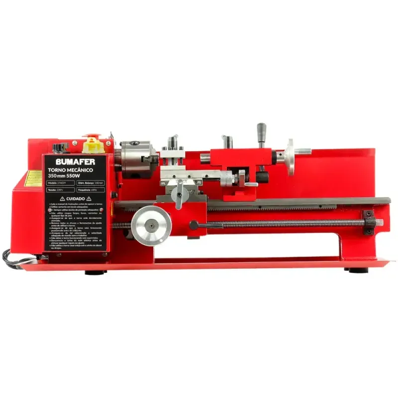 Torno-Mecanico-TMB-350 em-Aco-350mm-550W-220V Bumafer