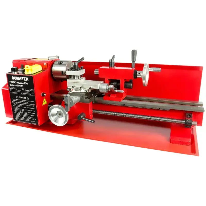 Torno-Mecanico-TMB-350 em-Aco-350mm-550W-220V Bumafer