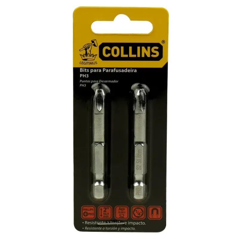 Bits-Parafusadeira-PH3-Ponta-Simples-2-Un-1-4--2-Collins