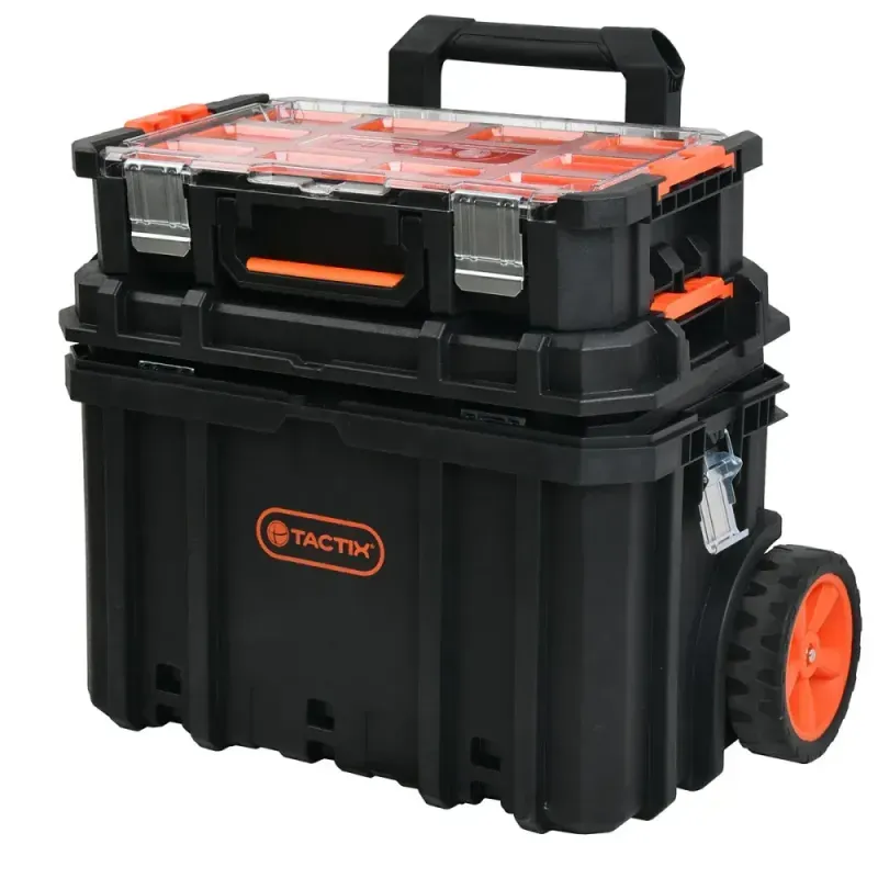 Caixa-de-Ferramentas-Modular-Plastica-Carrinho-3-em-1-Tactix