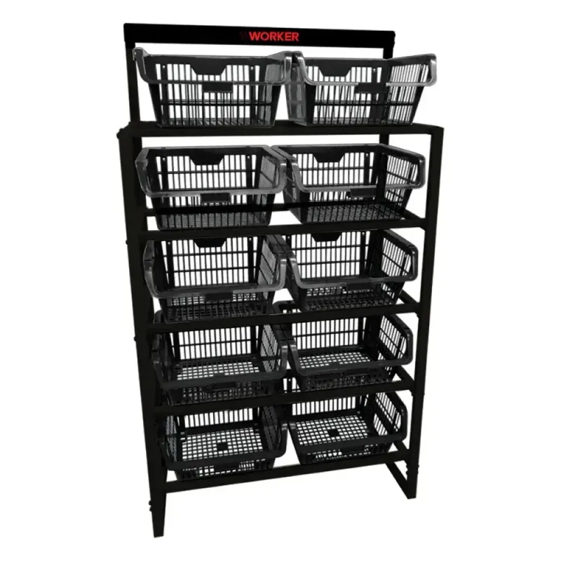 Estante-Expositor-Metalica-10-Gavetas-Preto-Worker
