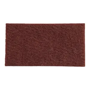 Manta Abrasiva Fibra de Ferrugem Fino 130x240mm Marrom Norton