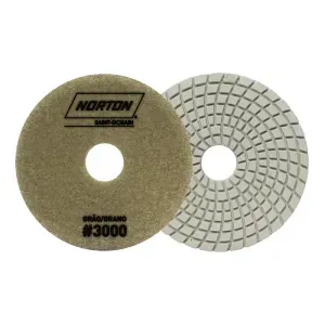 Disco Diamantado Flexível 100mm Grão 3000 Cinza Norton