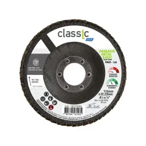 Disco Flap Classic Basic R201 155x22,23mm Grão 120 Norton