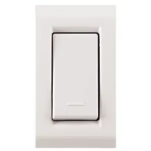 Conjunto para Móvel de 1 Interruptor Branco 10A Tramontina