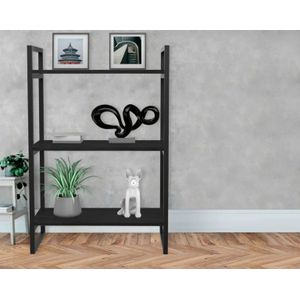 ESTANTE INDUSTRIAL PRETA 60X30 KIT 3