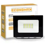 Refletor-de-LED-Preto-600lm-10W-6500K-Biv-Economax