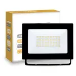 Refletor-de-LED-Preto-1800lm-30W-6500K Biv-Economax
