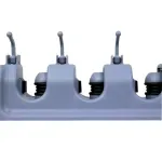 Suporte-Vassoura-em-Plastico-com-4 posicoes-e-5 ganchos-Kala
