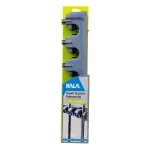 Suporte-Vassoura-em-Plastico-com-5 posicoes-e-6 ganchos-Kala