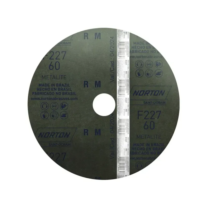 Disco-Lixa-Fibra-F227-115x22mm-Grao-60-Norton