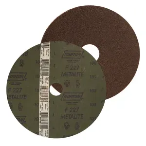 Disco Lixa Fibra F227 115x22mm Grão 80 Norton