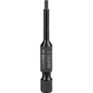 Bits Hexagonal em Aço Molibdênio 1/4" 684R50-6mm Gedore