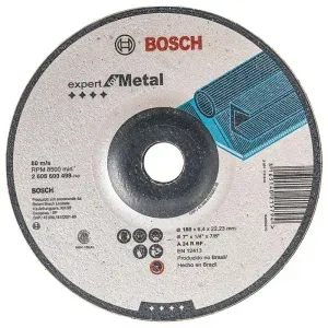 Disco de Desbaste Expert Deprimido para Metal 180x6,4mm Bosch