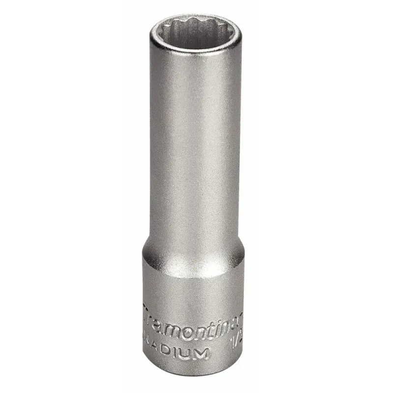 Soquete Estriado Longo com Encaixe 1/2”-11mm Tramontina