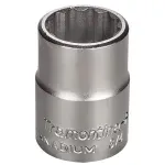 Soquete Estriado com Encaixe 3/4” 27mm Tramontina