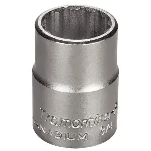 Soquete Estriado com Encaixe 3/4” 27mm Tramontina