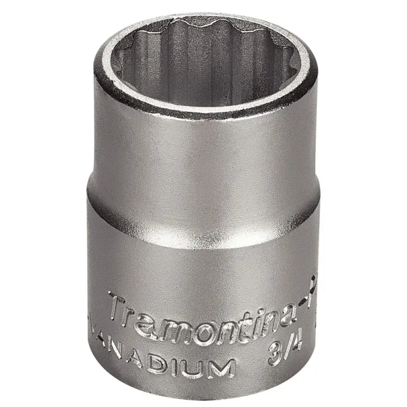 Soquete Estriado com Encaixe 3/4” 27mm Tramontina