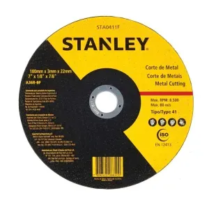 Disco Flap Fibra Cônico 180mm Z120 Stanley
