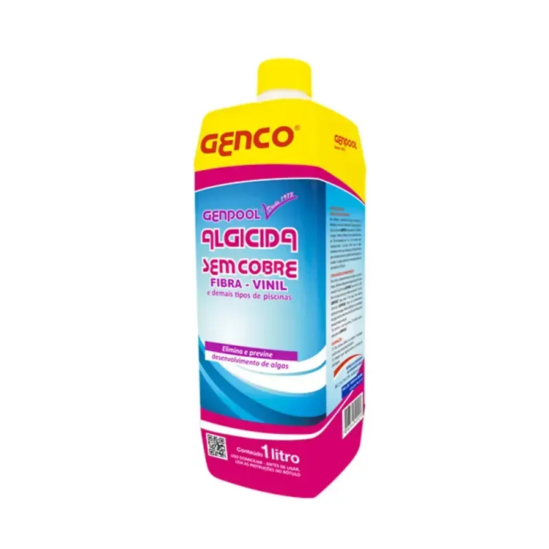 Algicida-sem-Cobre Multipla-Acao-2-em-1-1L-Genco