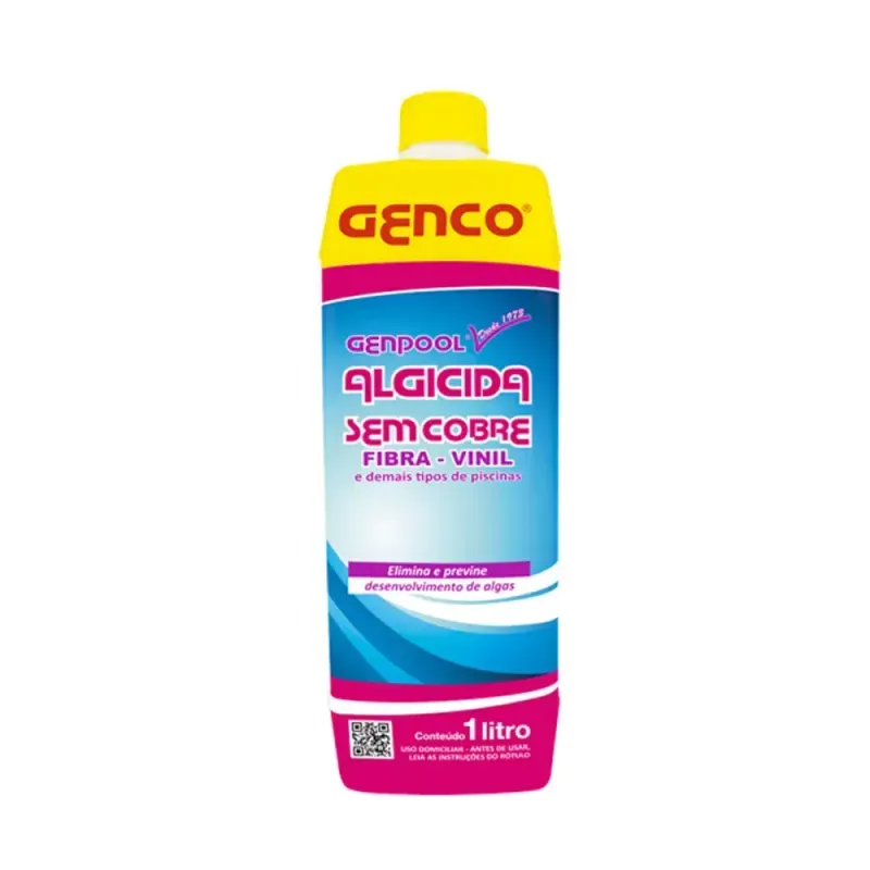 Algicida-sem-Cobre Multipla-Acao-2-em-1-1L-Genco