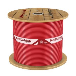 Cabinho Flex 1,5mm x 1400m Vermelho 750V Megatron