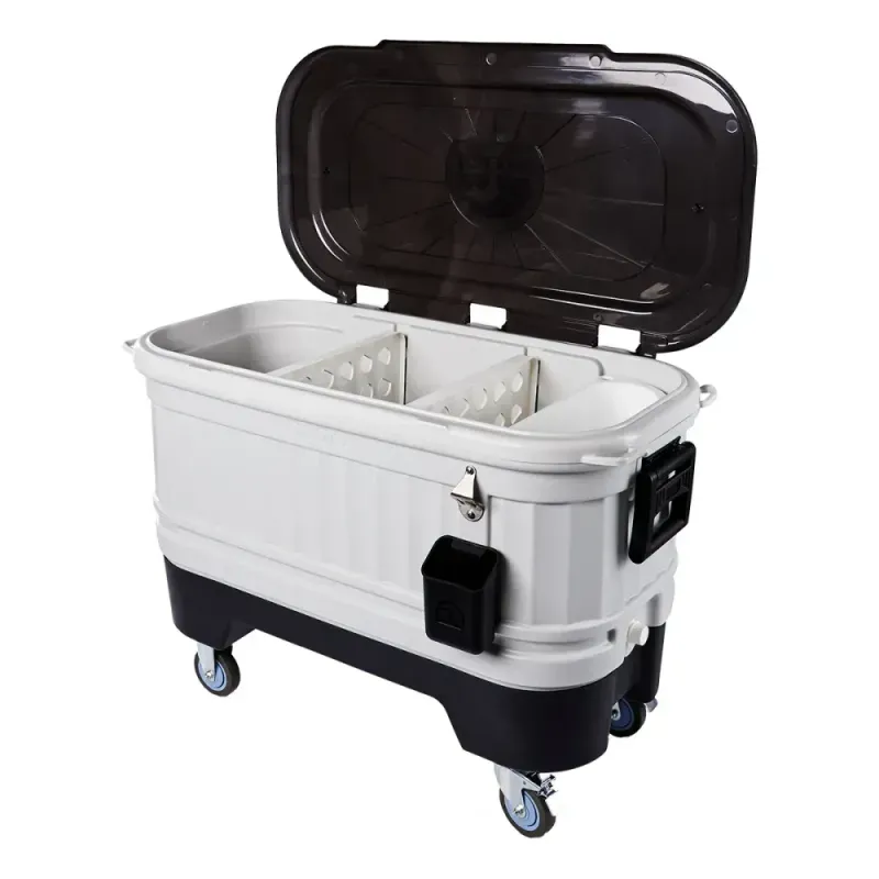 Caixa-Termica-Party-Bar-com-Divisoria-Cinza-Stratos-118L-Igloo