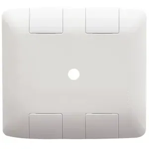 Placa com 1 Furo Aria Branco 4x4 9,5mm Tramontina