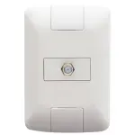Conjunto-de-1-Tomadas-TV-SAT-Coaxial-Aria-Branco-250V-Tramontina