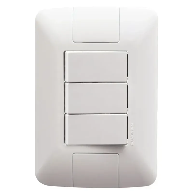Interruptor-3Ts-6A---Tomada-10A-Branco-250V-Tramontina