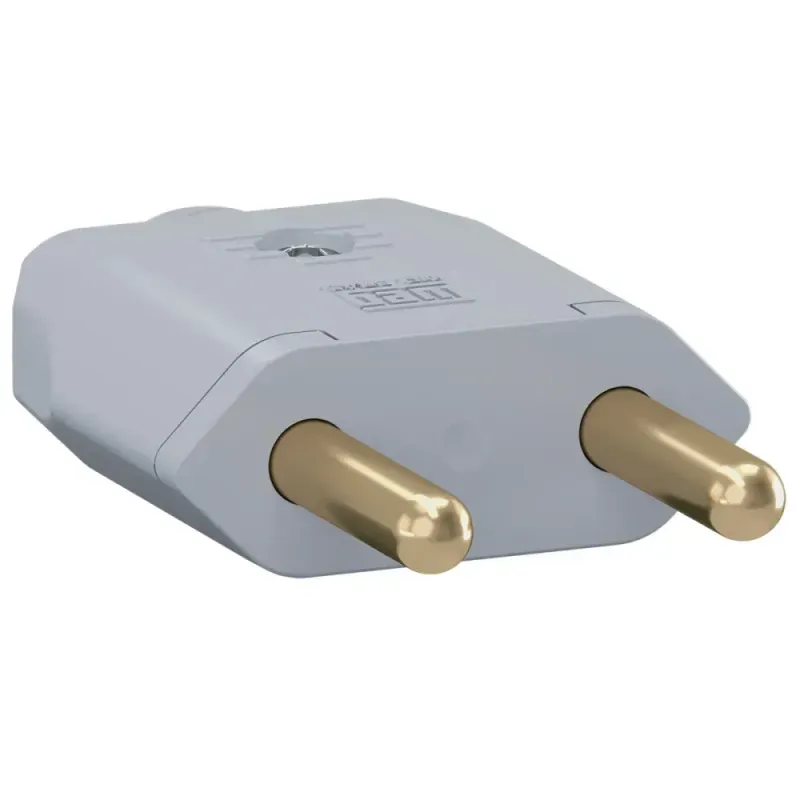 Plugue-Macho-com-2-Pinos-20A-Cinza-com-120-Unidades-Weg