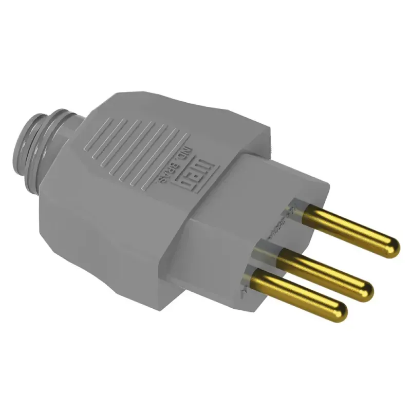 Plugue-Macho-com-3-Pinos-20A-Cinza-com-120-Unidades-Weg