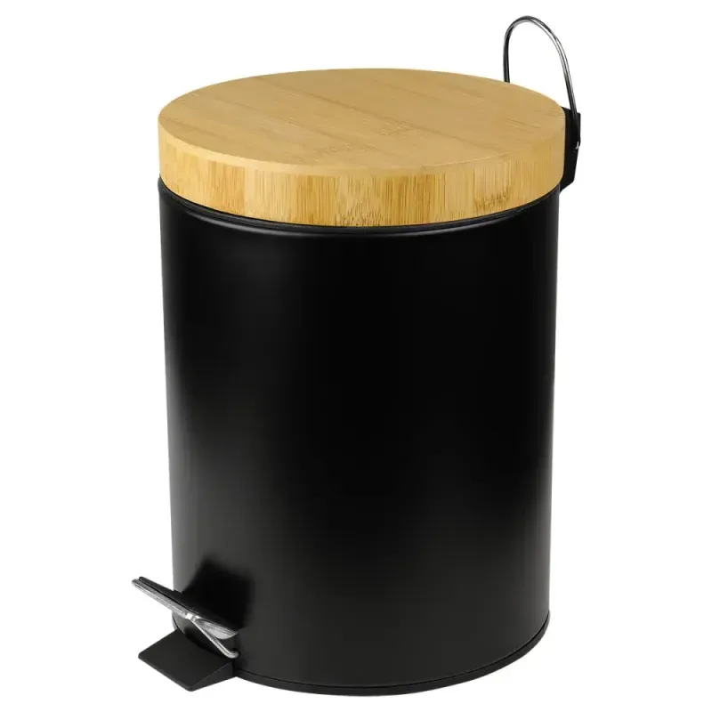 Lixeira-Tampa-de-Bambu-Preta-5L-Kala