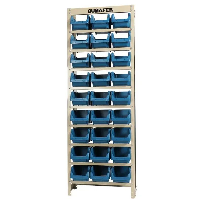 Estante-Gaveteiro-em-Aco-27-Gavetas-Tamanho-5-Azul-Bumafer