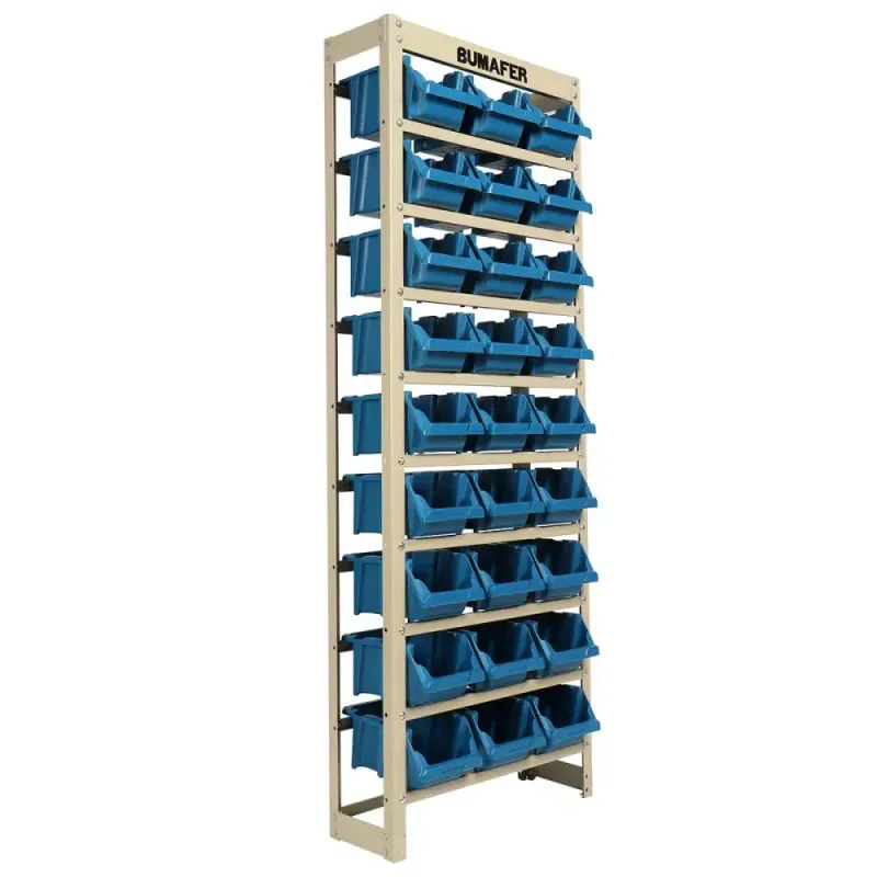 Estante-Gaveteiro-em-Aco-27-Gavetas-Tamanho-5-Azul-Bumafer