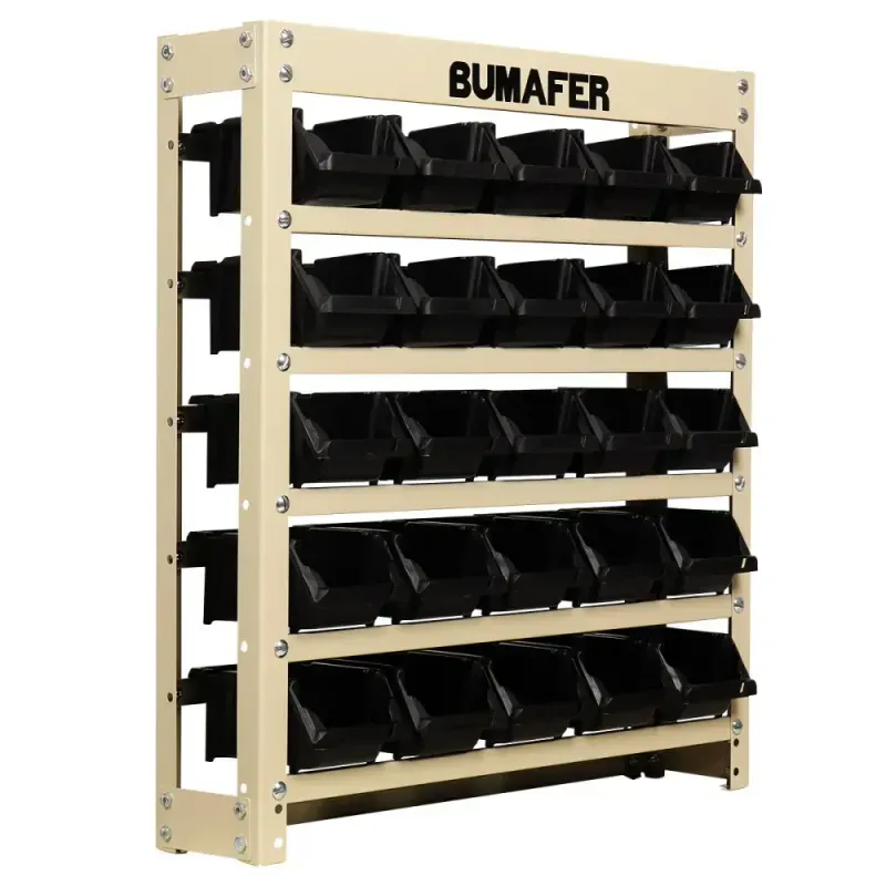 Estante-Gaveteiro-em-Aco-25-Gavetas-Tamanho-3-Preto-Bumafer