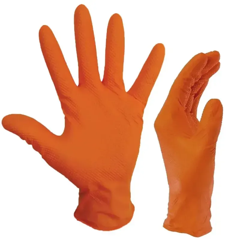 Luva-Procedimento-Nitrilica-Laranja-100-Pecas-M-SuperMax
