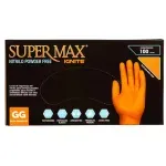 Luva-Procedimento-XG-Orange-Ignite-90-Pecas-Supermax-