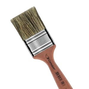 Trincha Cerda Natural Gris Cabo Caramelo 3/4" 700 Condor