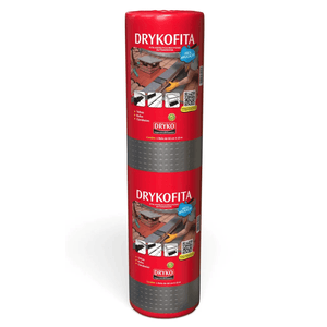 Manta Asfáltica Adesiva Aluminizada 60Cm X 10M Drykofita