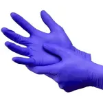 Luva Nitrilica-Azul Cobalto-M com-100-pecas-SuperMax