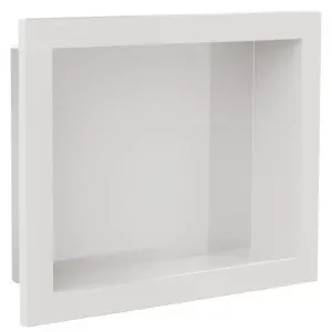 Nicho de Banheiro para Embutir Branco 30x40cm Arquitech
