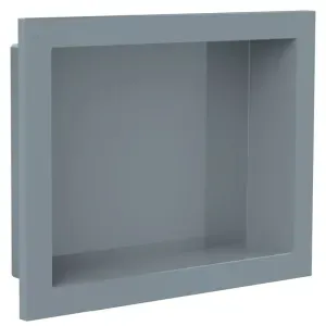 Nicho de Banheiro para Embutir Cinza Urbano 30x40cm Arquitech