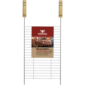 Grelha Bandeja para Churrasco Cromado 32x47cm Grilazer
